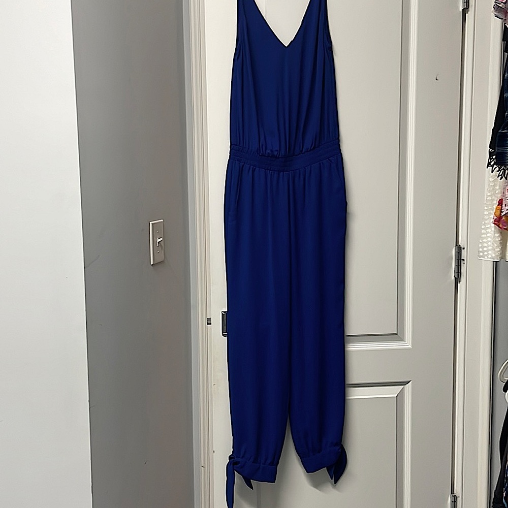 Deep Cobalt Jumpsuit In Perfect Condition, Worn O… - image 1